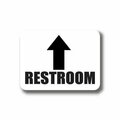 Ergomat 24in x 18in RECTANGLE SIGNS - RestroomArrow DSV-SIGN 432 #2346 -UEN
